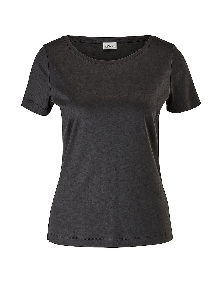 S.OLIVER BLACK LABEL T Shirt Slim Fit  schwarz | 34